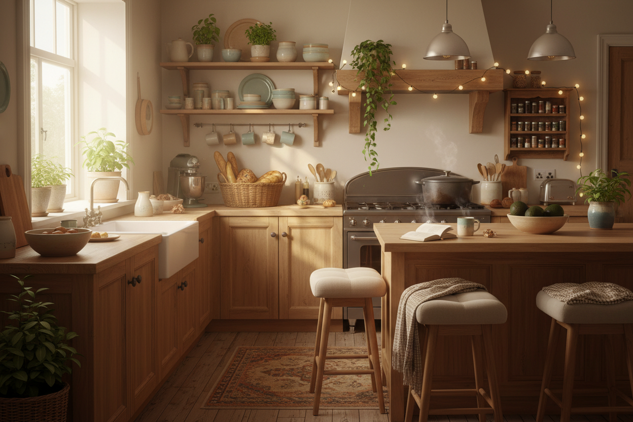 Hyggeligt køkkenbillede